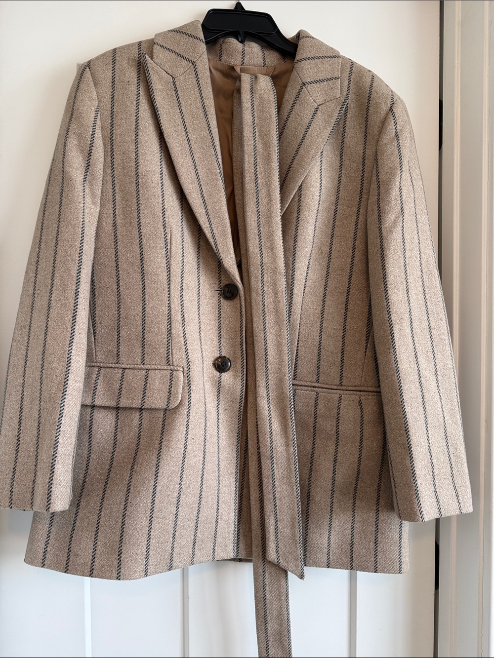 Madewell Bedford oversized tie waist blazer